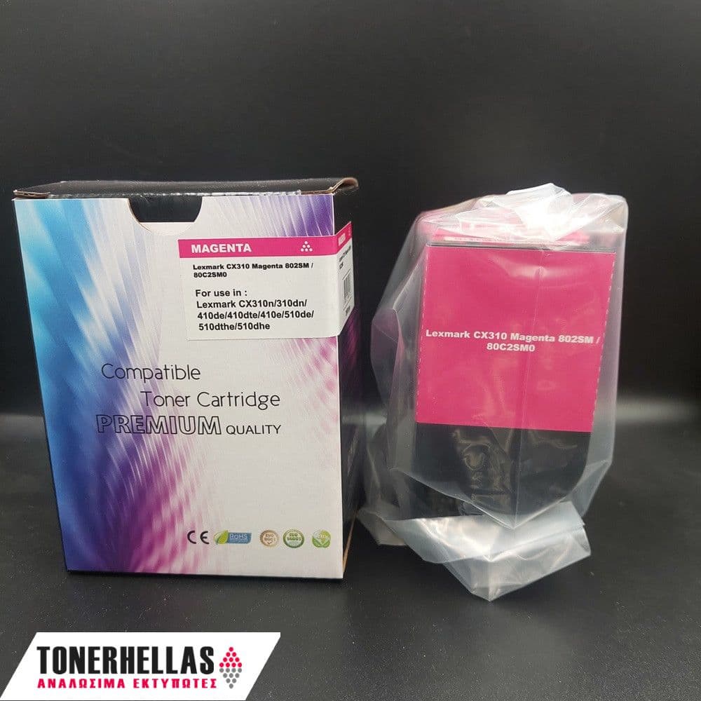 Συμβατό τόνερ Lexmark 80C2SM0 Magenta CX310 2.000 σελ