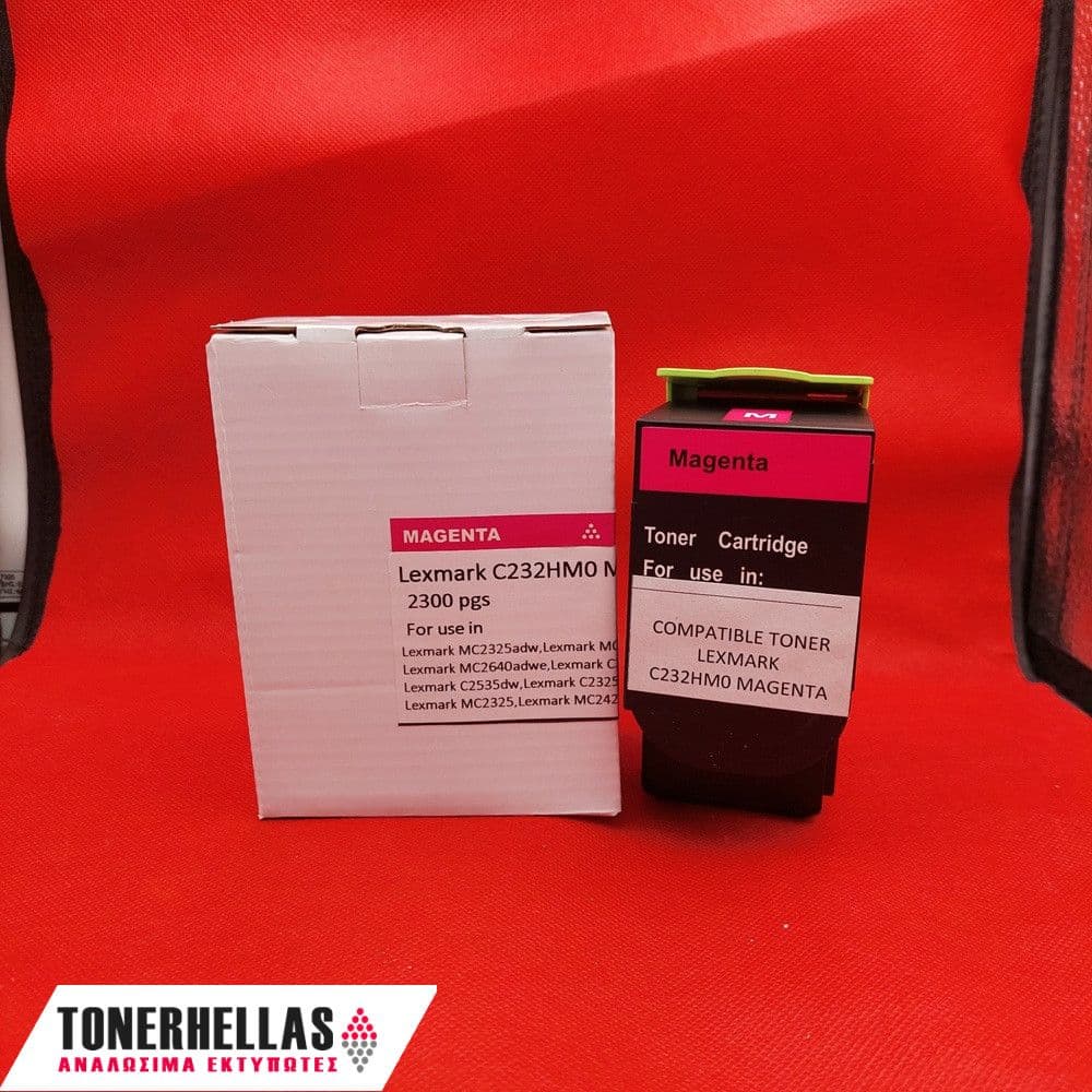 Συμβατό τόνερ Lexmark C232HM0 Magenta C2325 2.300 σελ