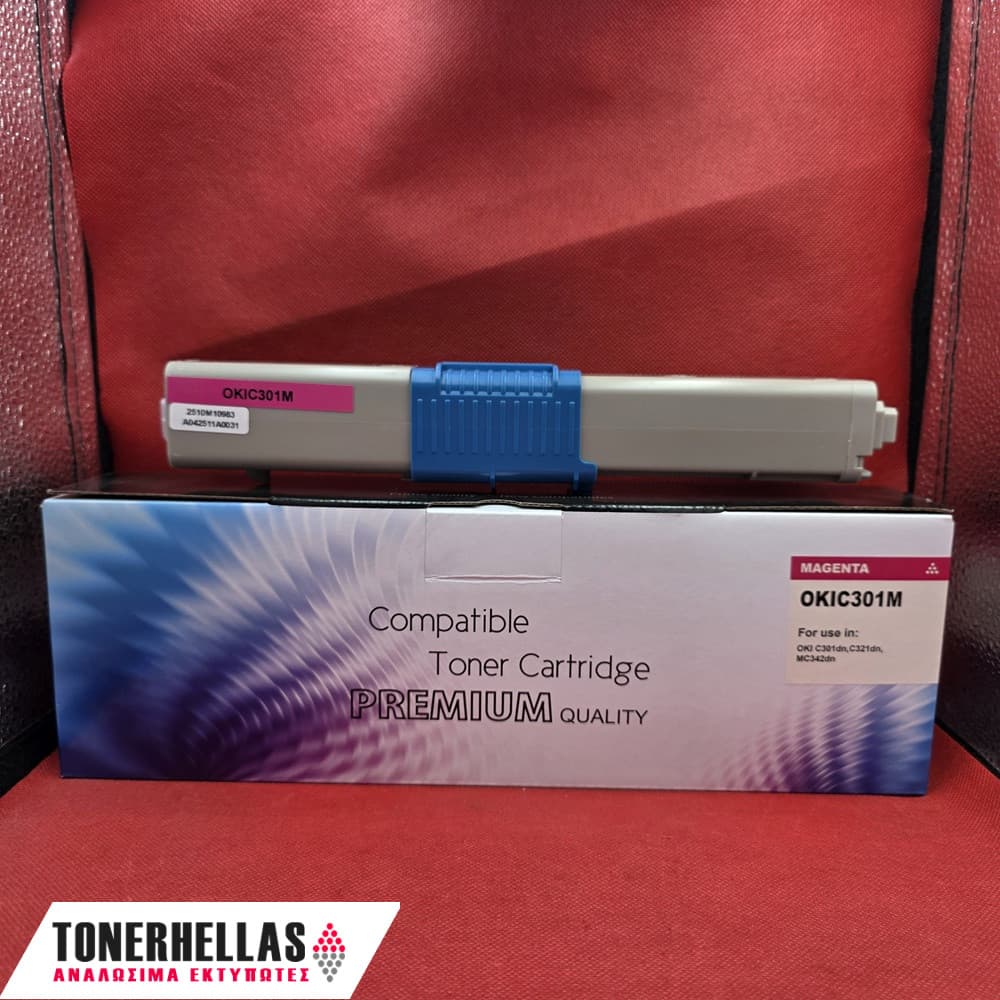 Συμβατό τόνερ OKI 44973534 C301/C321 Magenta 1.500 σελ