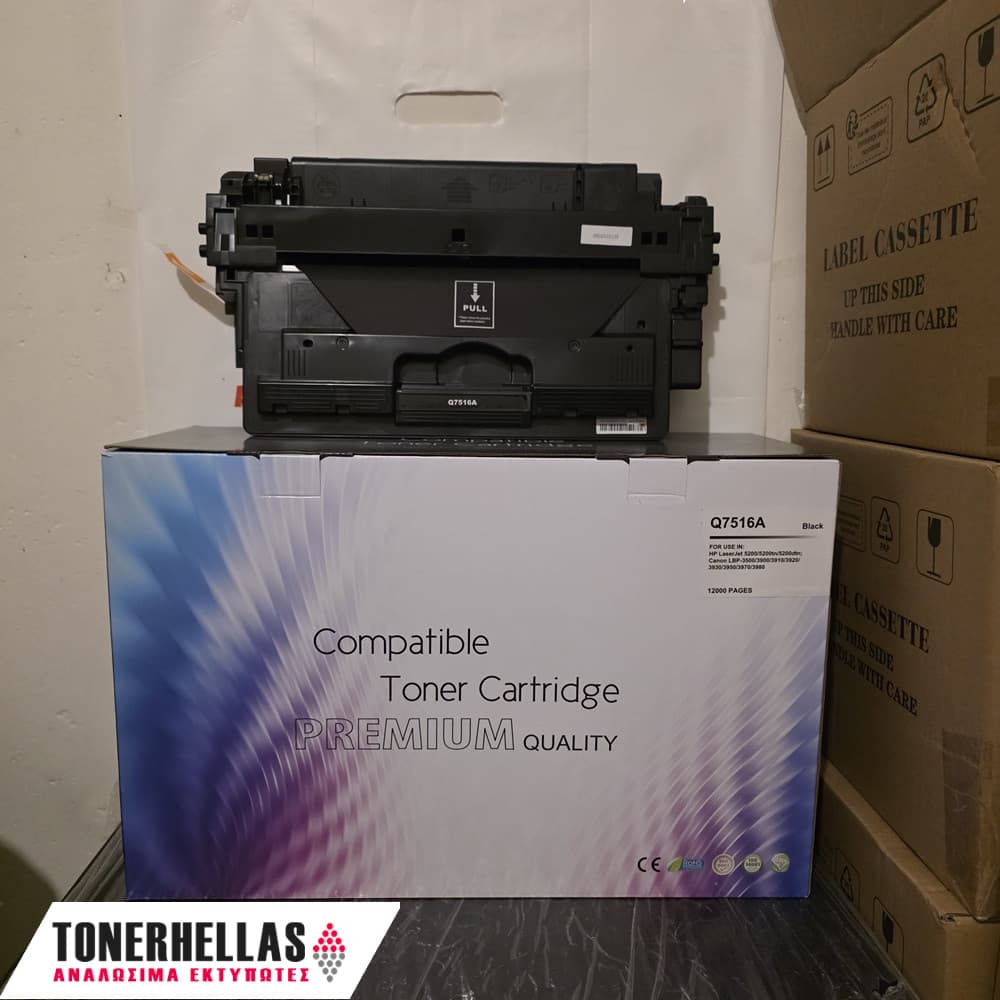 Συμβατό τόνερ HP 16A Q7516A/ Canon 709 12.000 σελ