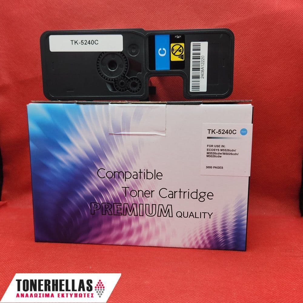Συμβατό τόνερ Kyocera TK-5240 Cyan 1T02R7CNL0,TK5240C 3.000 σελ