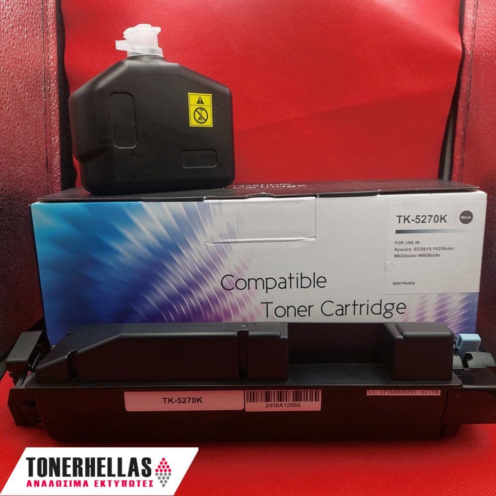 Συμβατό τόνερ Kyocera TK-5270 Black 1T02TV0NL0,TK5270K 8.000 σελ