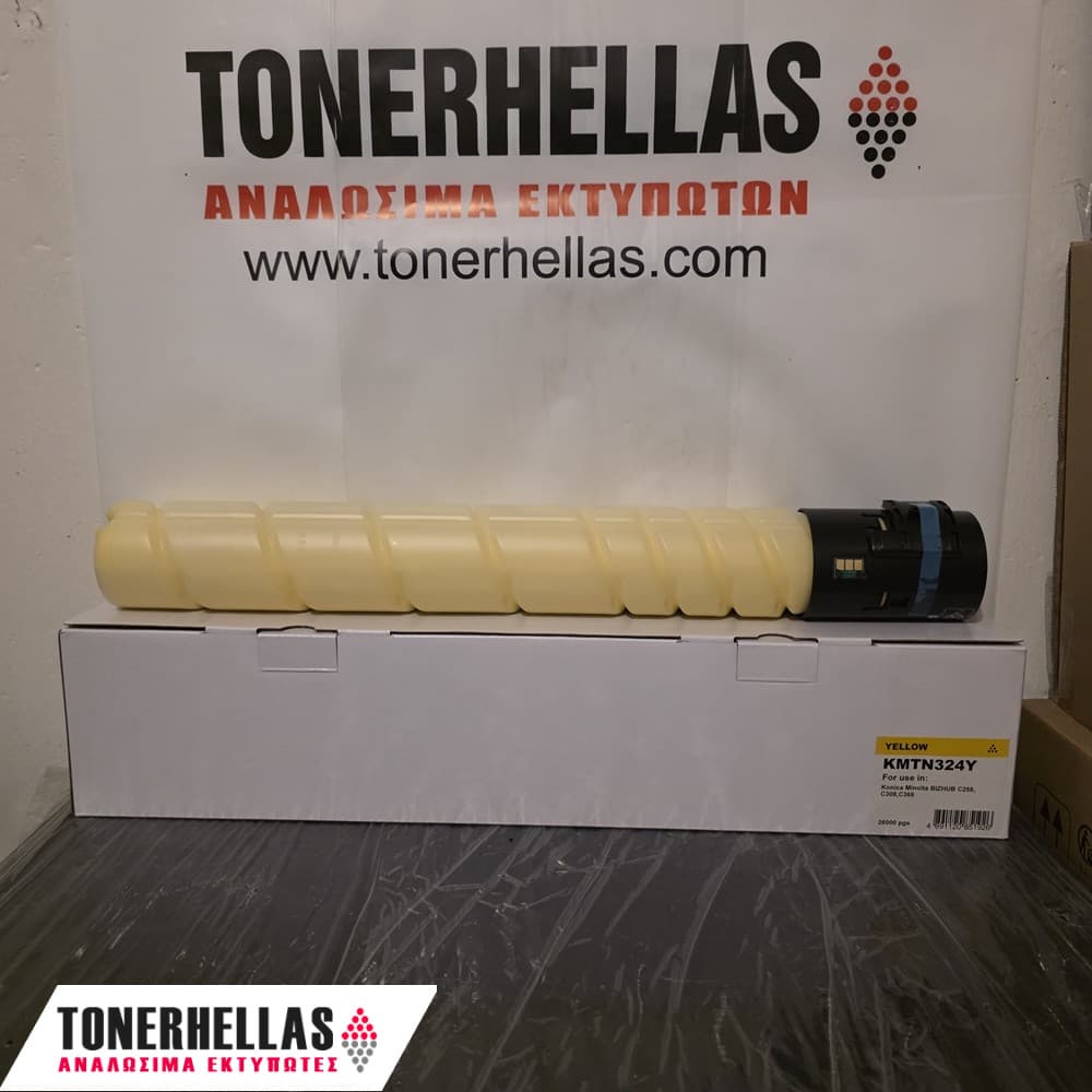 Συμβατό τόνερ Konica Minolta TN324Y Yellow A8DA250 22.000 σελ