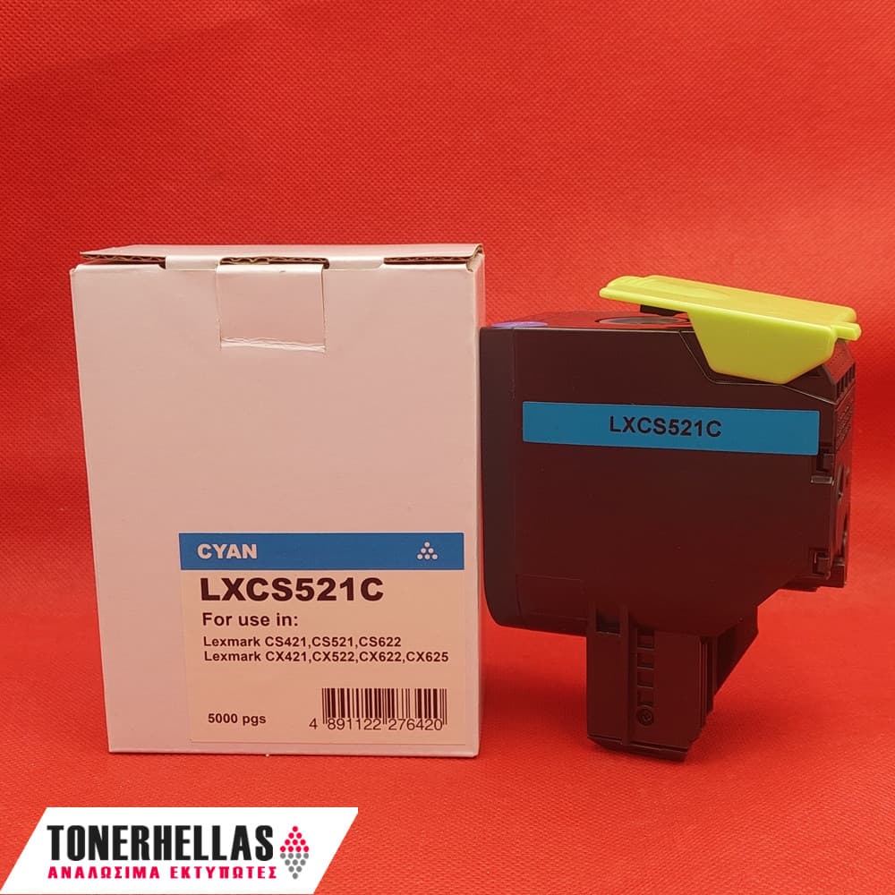 Συμβατό τόνερ Lexmark 78C2XC0 Cyan CS521 5.000 σελ