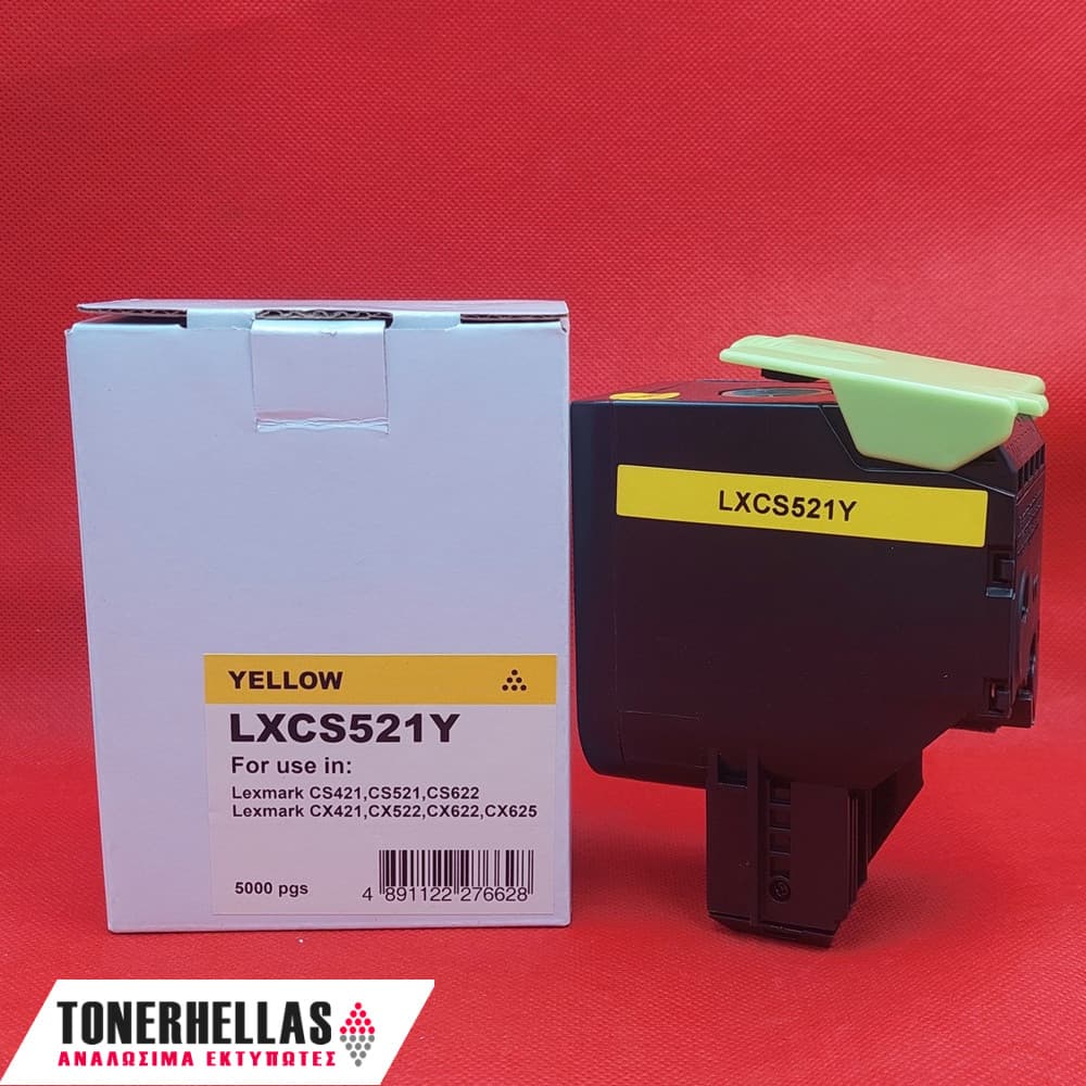 Συμβατό τόνερ Lexmark 78C2XY0 Yellow CS521 5.000 σελ
