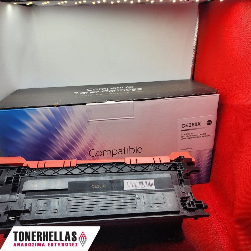 Συμβατό τόνερ HP 649X CE260X Black 17.000 σελ