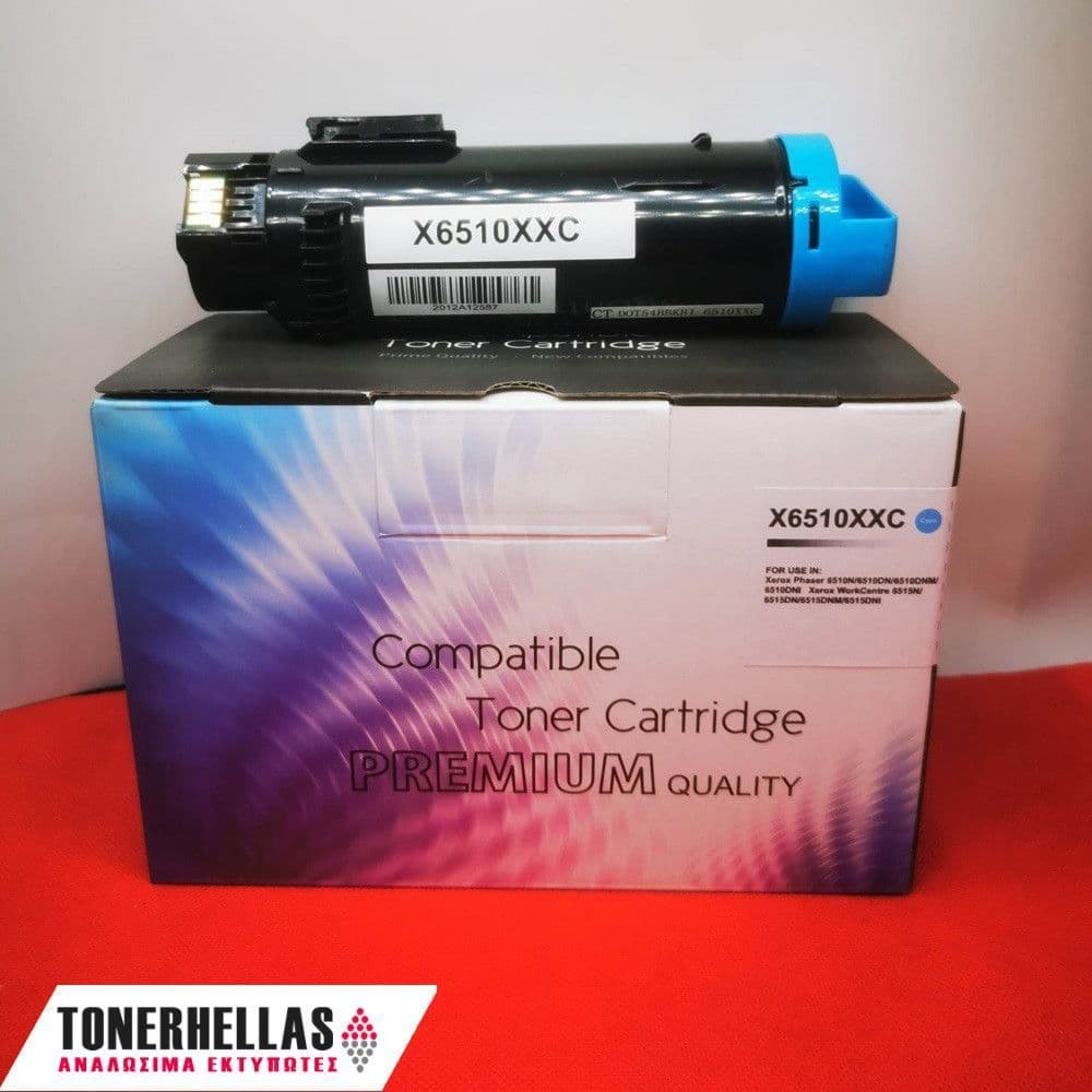 Συμβατό τόνερ Xerox 106R03690 6510 Cyan 4.300 σελ