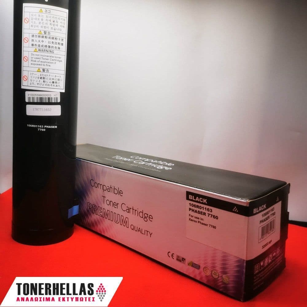 Συμβατό τόνερ Xerox 106R01163 7760BK 27.000 σελ