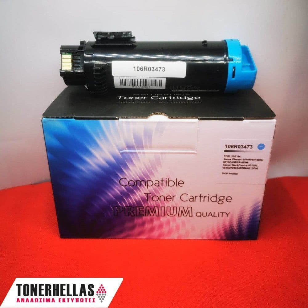 Συμβατό τόνερ Xerox 106R03473 6510 Cyan 1.000 σελ