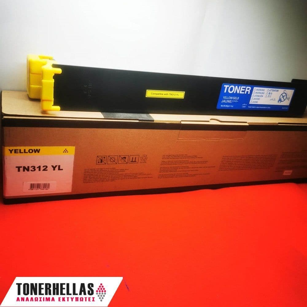 Συμβατό τόνερ Konica Minolta TN312Y Yellow 8938706 12.000 σελ