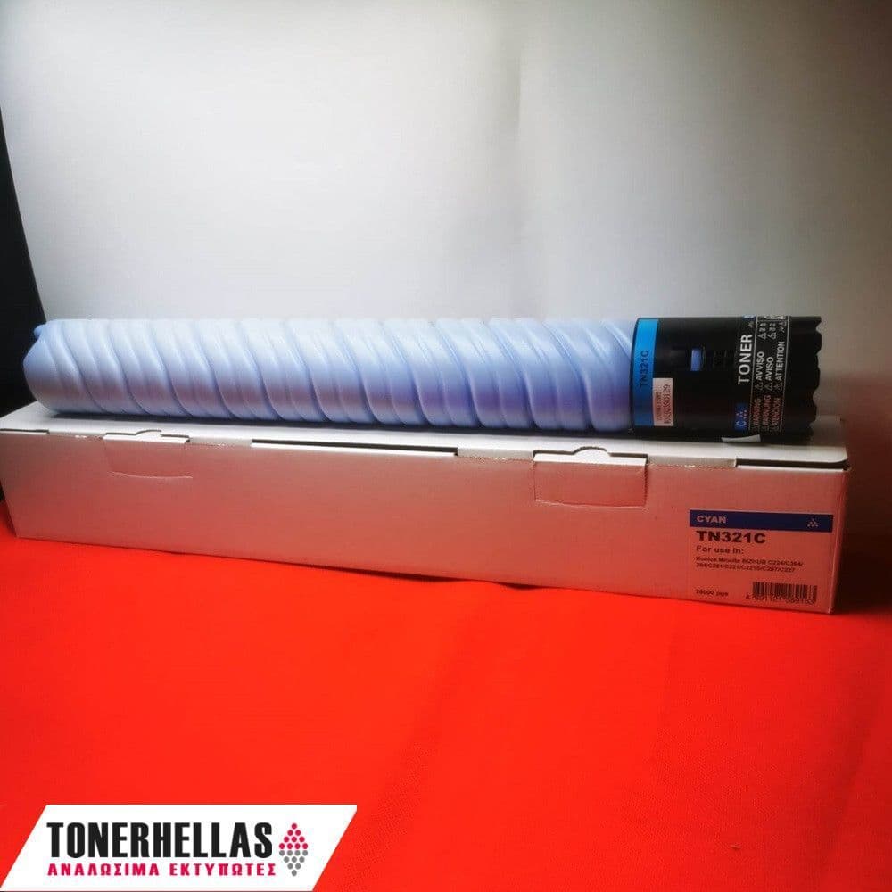 Συμβατό τόνερ Konica Minolta TN321 Cyan A33K450 26.000 σελ