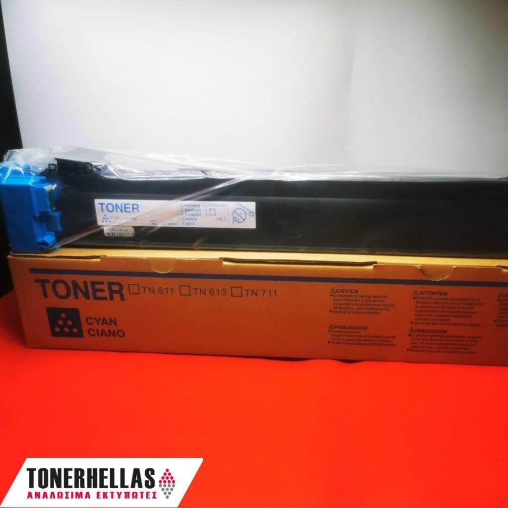 Συμβατό τόνερ Konica Minolta TN611 Cyan /A070450 27.000 σελ