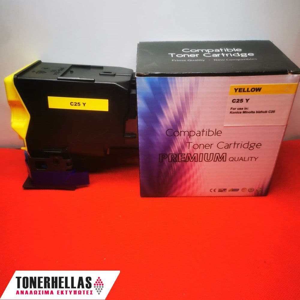 Συμβατό τόνερ Konica Minolta TNP27Y Yellow C25 A0X5253 6.000 σελ
