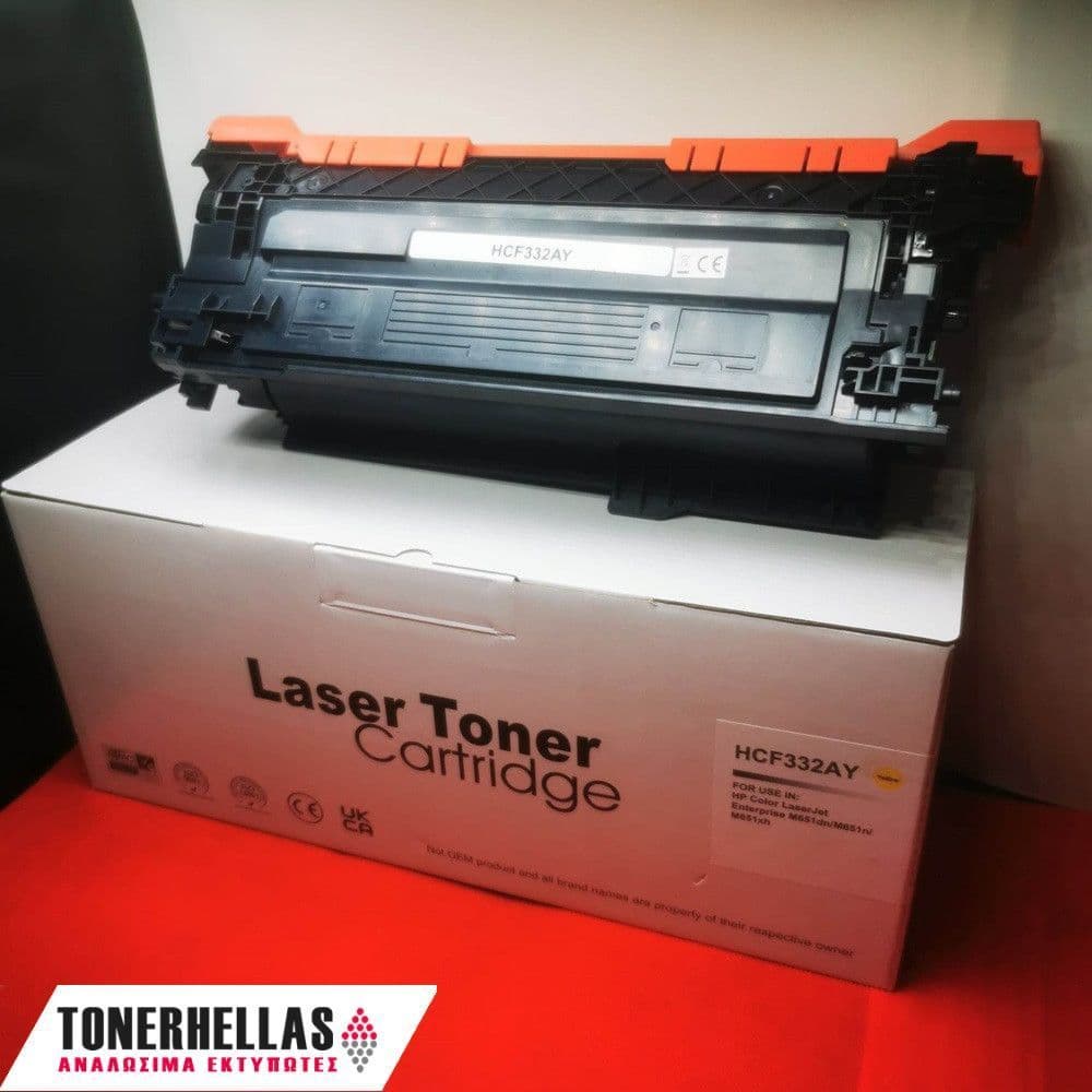 Συμβατό τόνερ HP 654A CF332A Yellow 15.000 σελ
