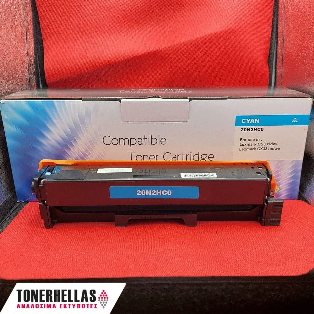 Συμβατό τόνερ Lexmark 20N2HCO Cyan CS/CX331 4.500 σελ