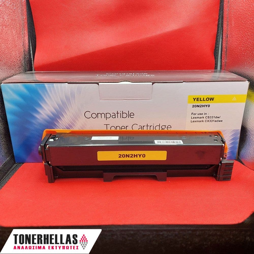 Συμβατό τόνερ Lexmark 20N2HY0 Yellow CS/CX331 4.500 σελ