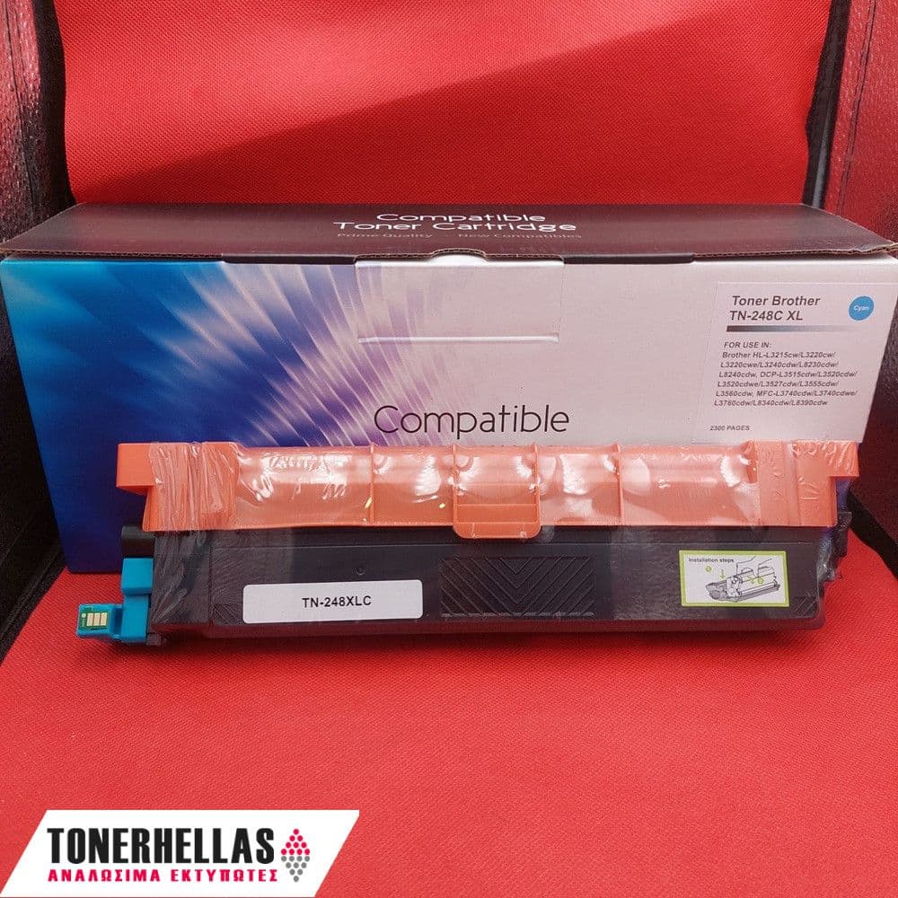 Συμβατό τόνερ Brother TN-248XL (TN248XL) Cyan 2.300 σελ