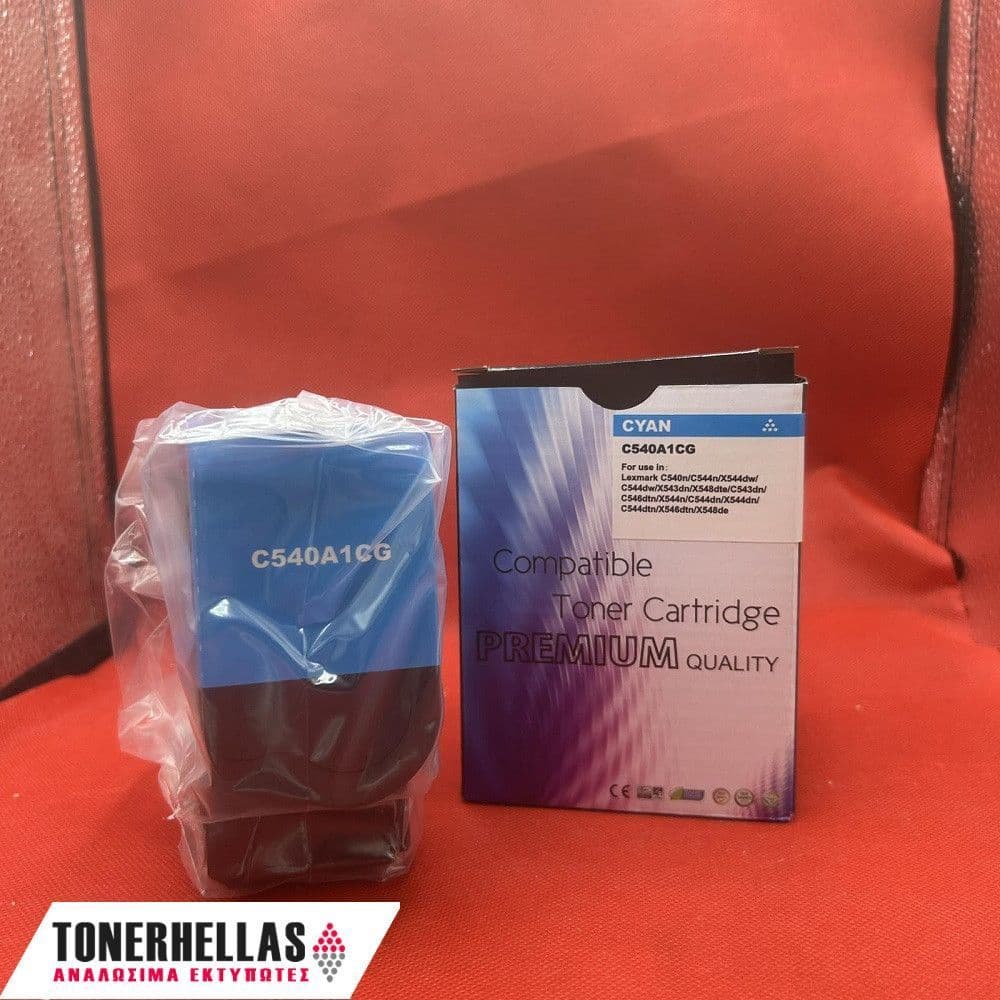 Συμβατό τόνερ Lexmark C540A1CG Cyan C540 1.000 σελ