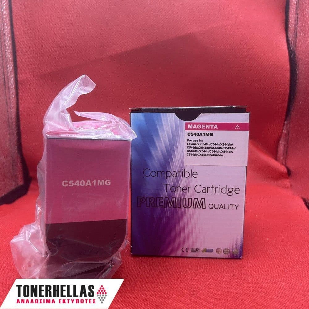 Συμβατό τόνερ Lexmark C540A1MG Magenta C540 1.000 σελ