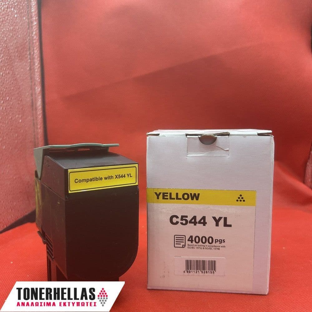 Συμβατό τόνερ Lexmark C544X1YG Yellow C544 4.000 σελ