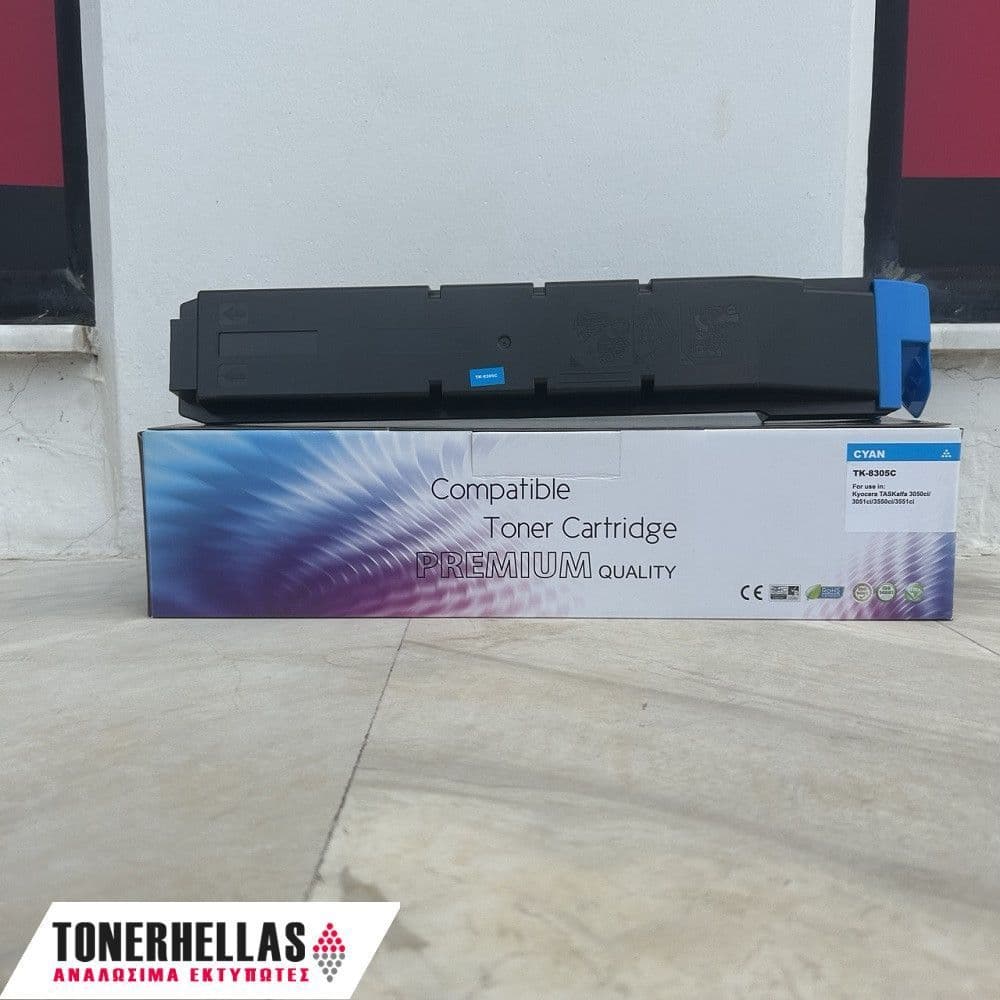 Συμβατό τόνερ Kyocera TK-8305 Cyan 1T02LKCNL0,TK8305C 15.000 σελ