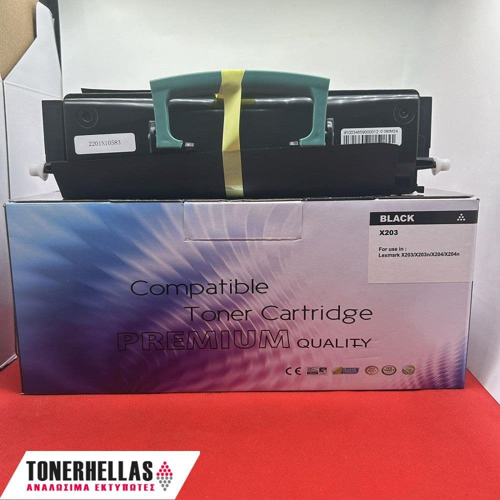 Συμβατό τόνερ Lexmark X203A11 0X203A11G X203 2.500 σελ