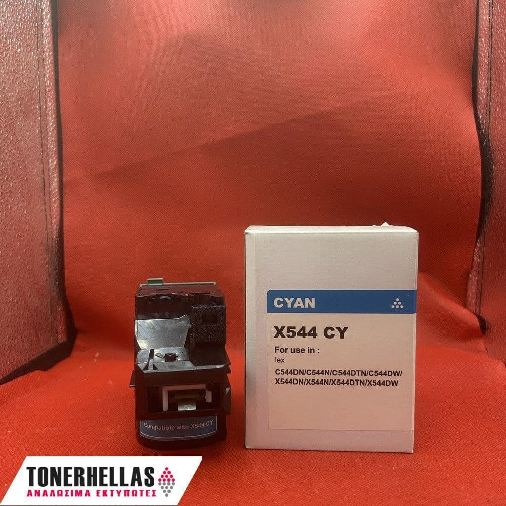 Συμβατό τόνερ Lexmark C544X1CG Cyan C544 4.000 σελ