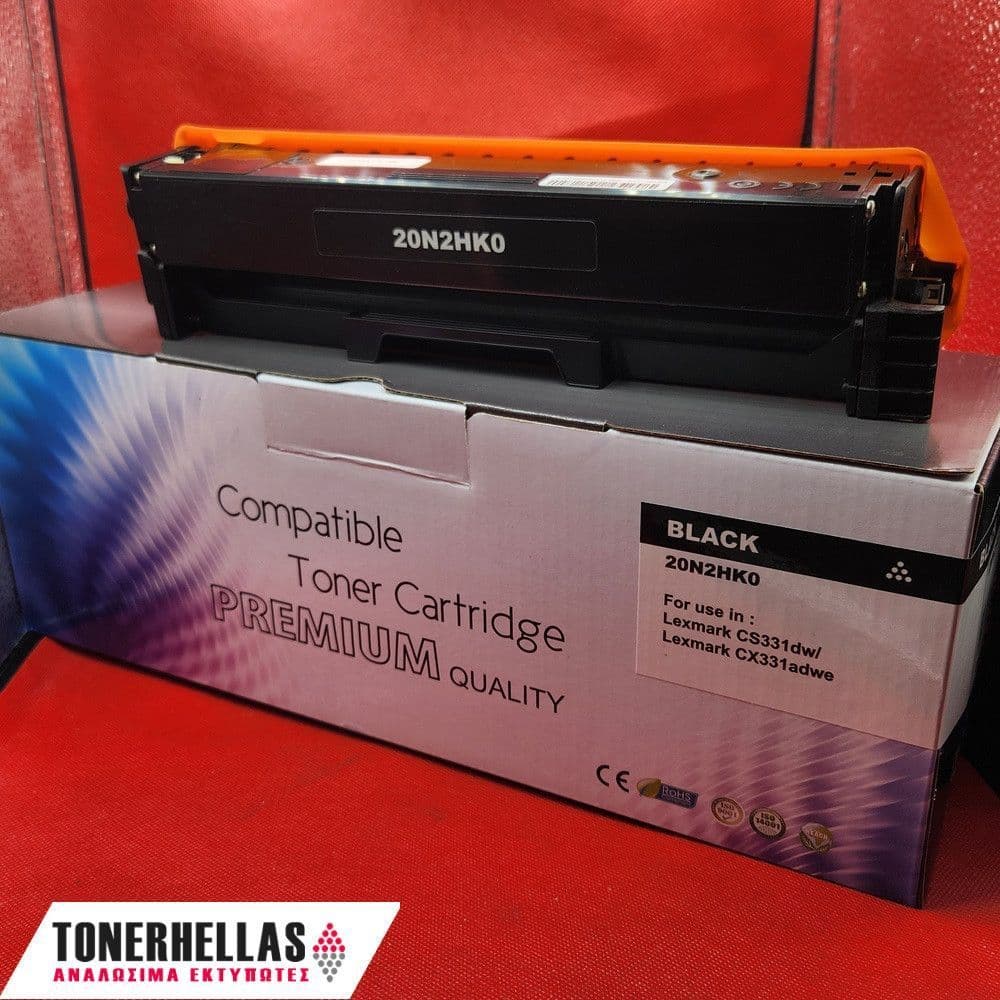 Συμβατό τόνερ Lexmark 20N2HK0 Black CS/CX331 4.500 σελ