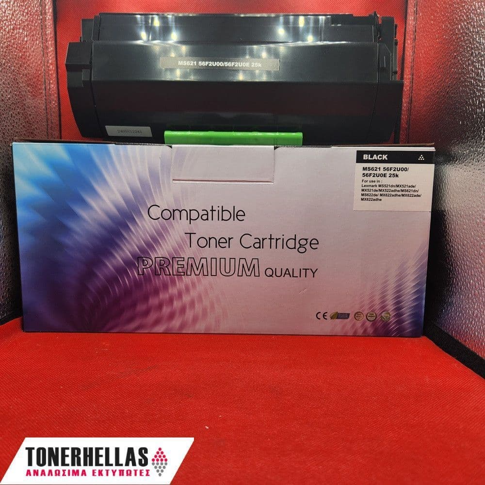 Συμβατό τόνερ Lexmark 56F2U00 MS/MX622 25.000 σελ