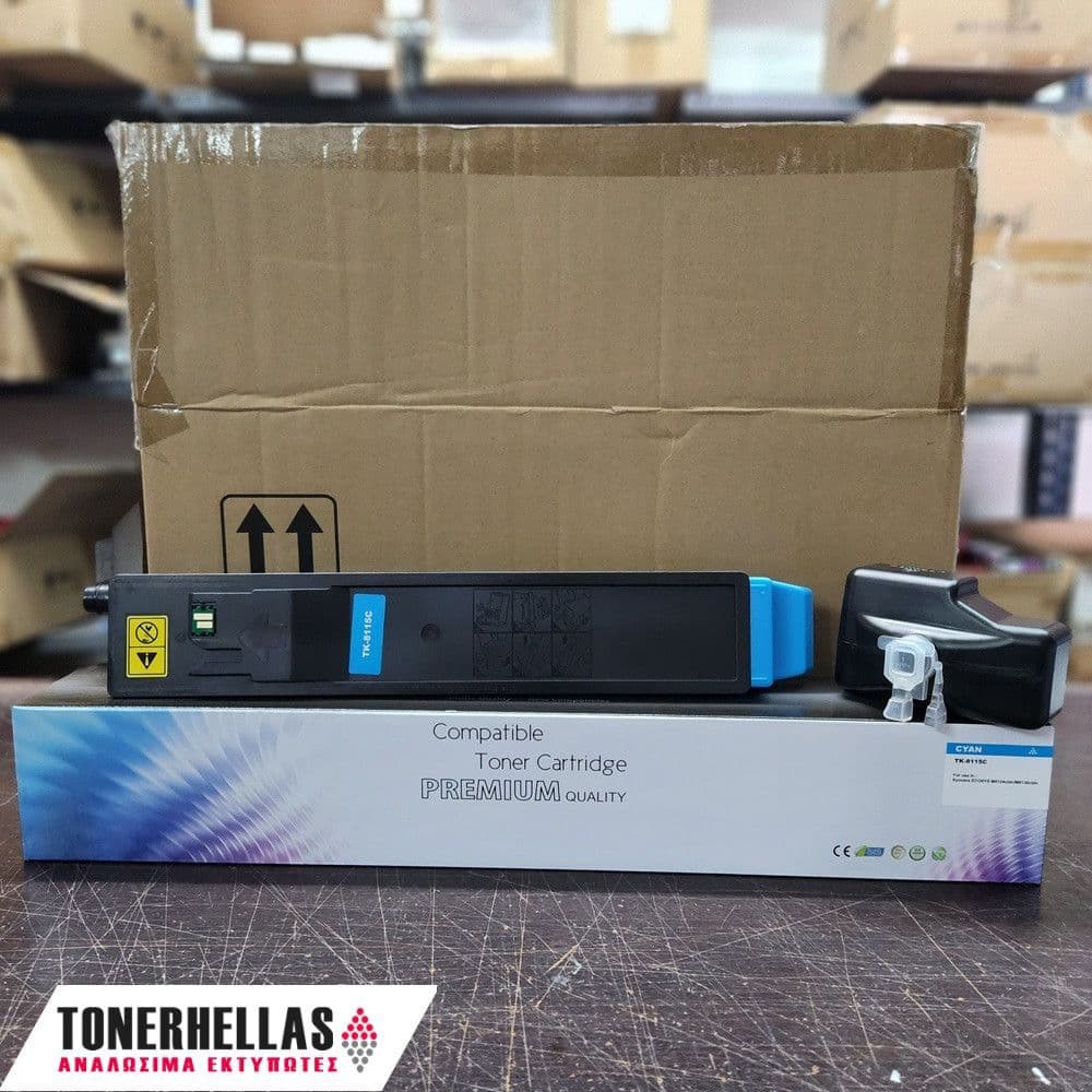Συμβατό τόνερ Kyocera TK-8115 Cyan 1T02P3CNL0,TK8115C 6.000 σελ