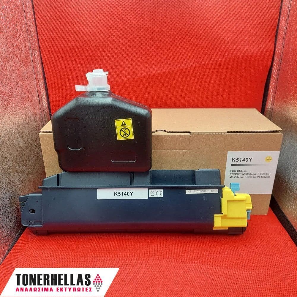 Συμβατό τόνερ Kyocera TK-5140 Yellow 1T02NRANL0,TK5140Y 5.000 σελ