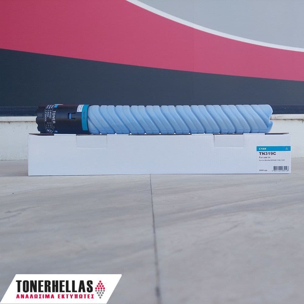 Συμβατό τόνερ Konica Minolta TN319C Cyan A11G450 26.000 σελ
