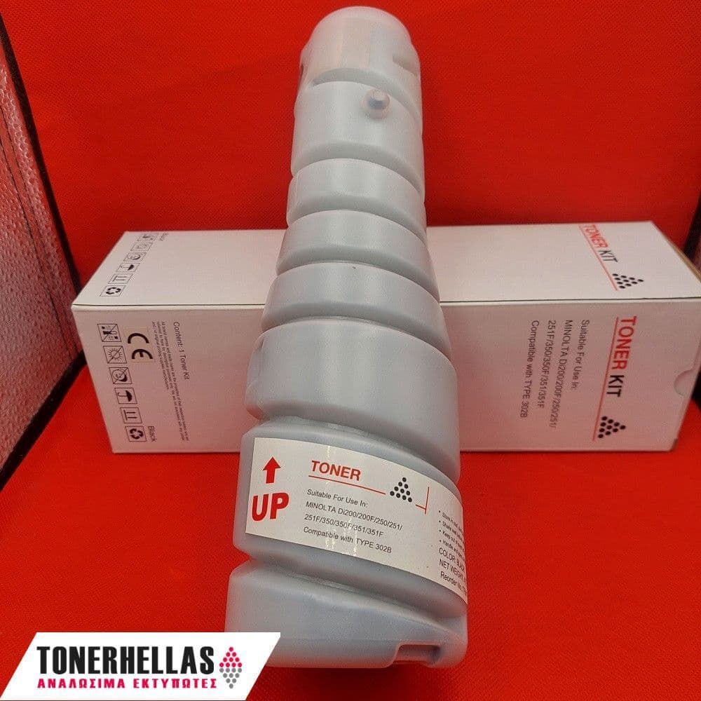 Συμβατό τόνερ Konica Minolta TYPE MT302B BK (8936-404) 8936404 11.000 σελ