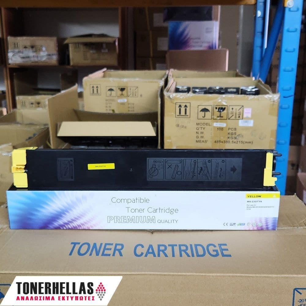 Συμβατό τόνερ Sharp MX-23GTYA Yellow 10.000 σελ