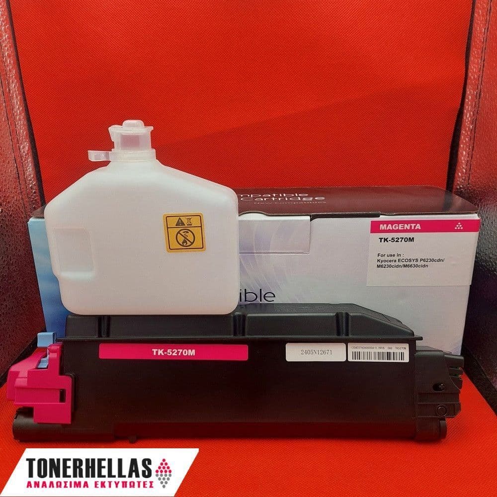 Συμβατό τόνερ Kyocera TK-5270 Magenta 1T02TVBNL0,TK5270M 6.000 σελ