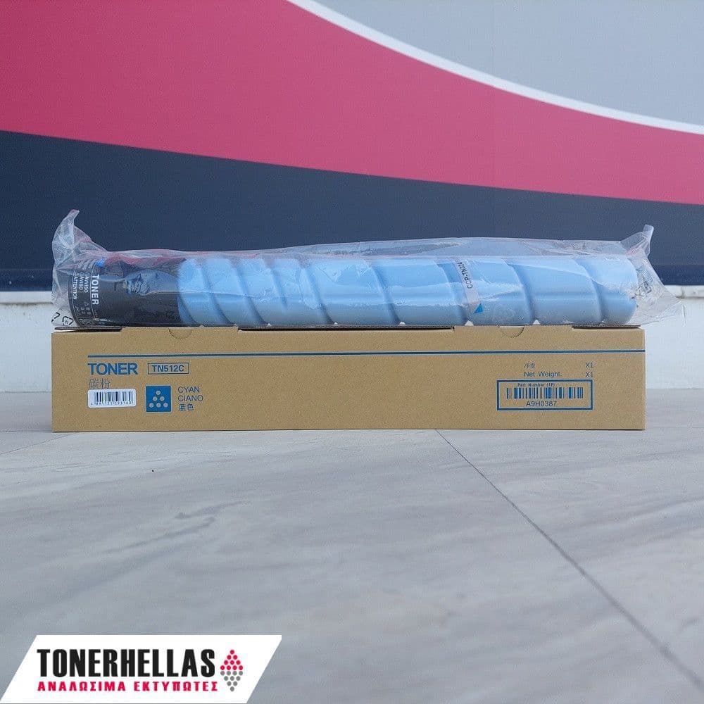 Συμβατό τόνερ Konica Minolta TN512 Cyan A33K452 26.000 σελ
