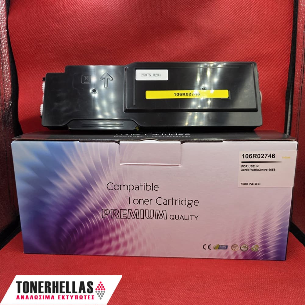 Συμβατό τόνερ Xerox 106R02746 YELLOW WC6655 7.500 σελ