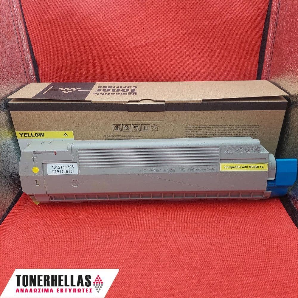 Συμβατό τόνερ OKI 44059209 MC860 Yellow 10.000 σελ