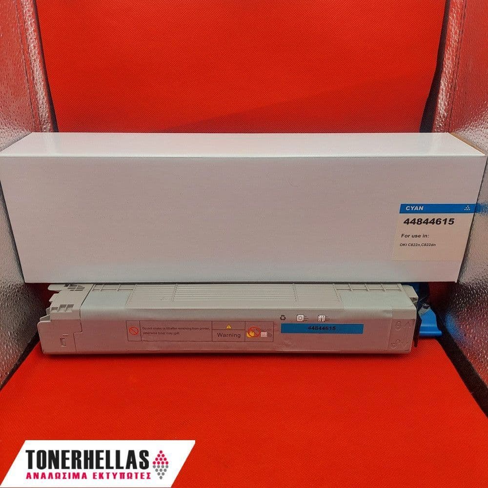 Συμβατό τόνερ OKI 44844615 C822 Cyan 7.300 σελ