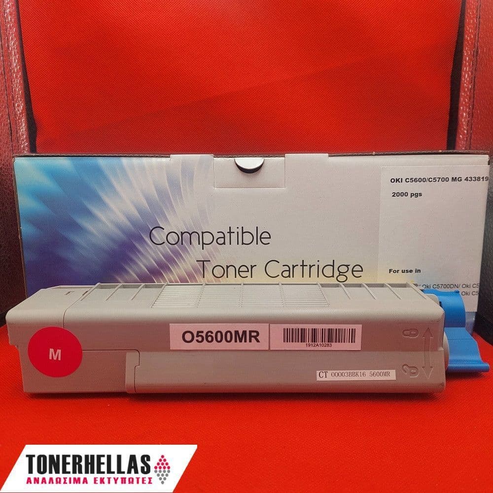 Συμβατό τόνερ OKI 43381906 C5600/C5700 Magenta 2.000 σελ