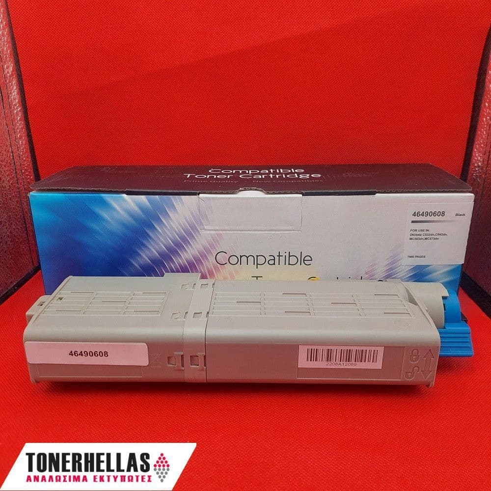Συμβατό τόνερ OKI 46490608 C532 Black 7.000 σελ