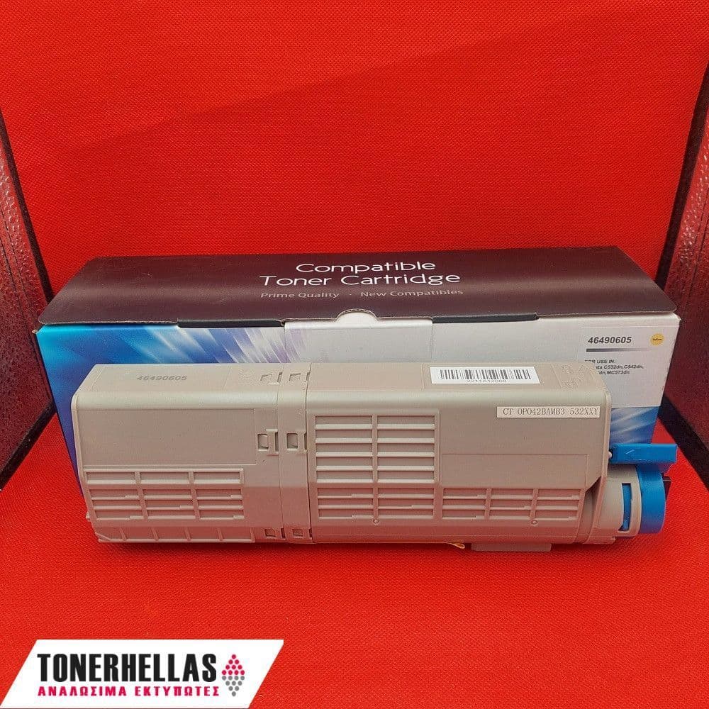 Συμβατό τόνερ OKI 46490605 C532 Yellow 6.000 σελ