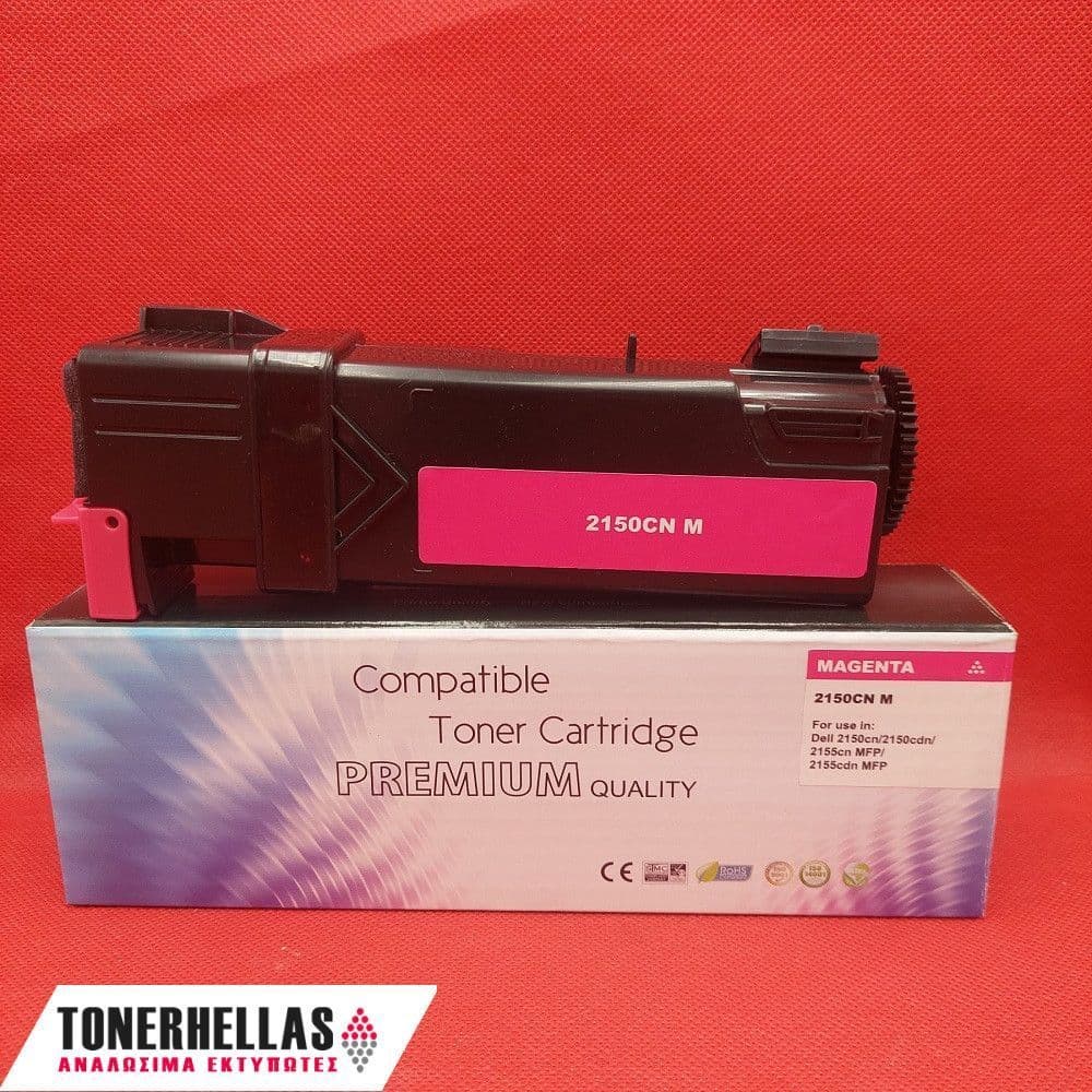 Συμβατό τόνερ Dell 2150/2155 Magenta 593-11033 2Y3CM 2.500 σελ