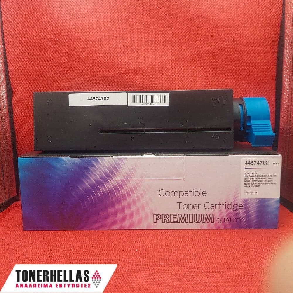 Συμβατό τόνερ OKI 44574702 B411/B431 3.000 σελ