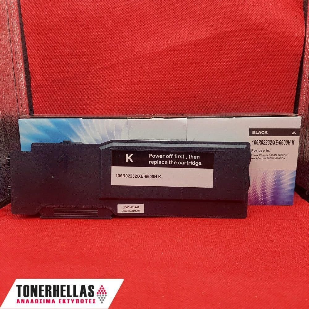 Συμβατό τόνερ Xerox 106R02232 6600 Black 8.000 σελ
