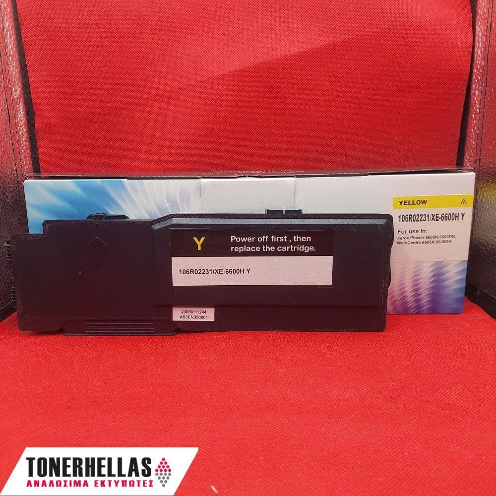 Συμβατό τόνερ Xerox 106R02231 6600 Yellow 6.000 σελ