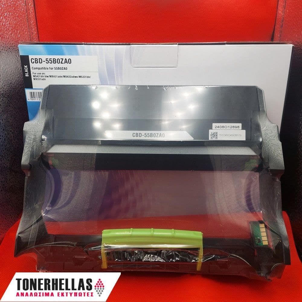 Συμβατό τύμπανο Lexmark 55B0ZA0 B3340 40.000 σελ