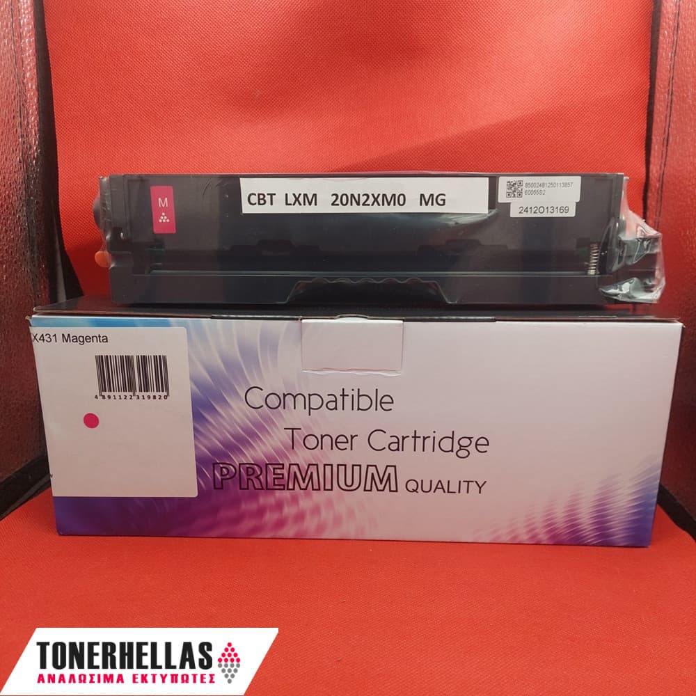 Συμβατό τόνερ Lexmark 20N2XM0 CS/CX431 Magenta 6.700 σελ