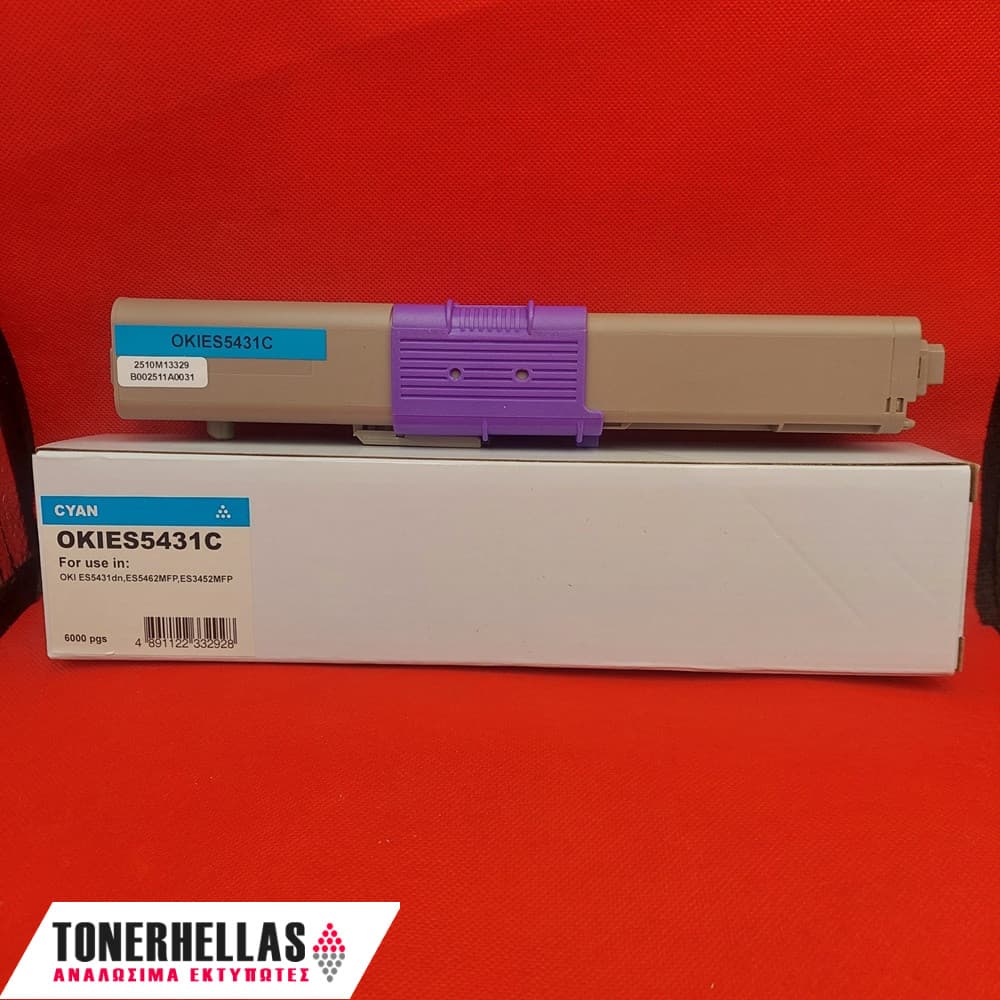 Συμβατό τόνερ OKI 44973511 ES5431 Cyan  6.000 σελ