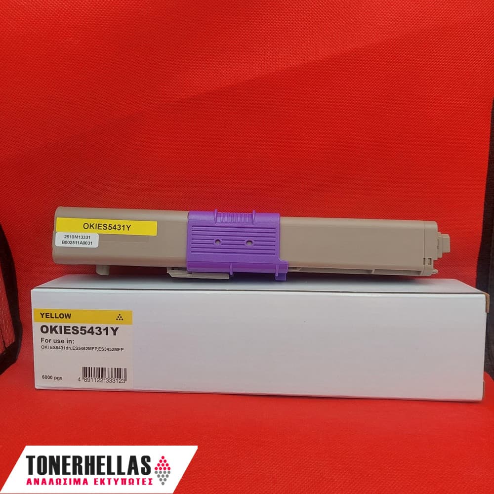 Συμβατό τόνερ OKI 44973509 ES5431 Yellow 6.000 σελ